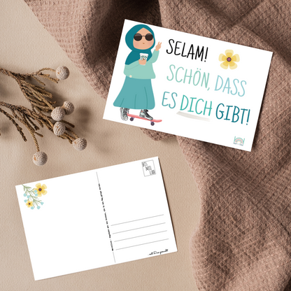 Postkarte - Schön, Dass es dich gibt!