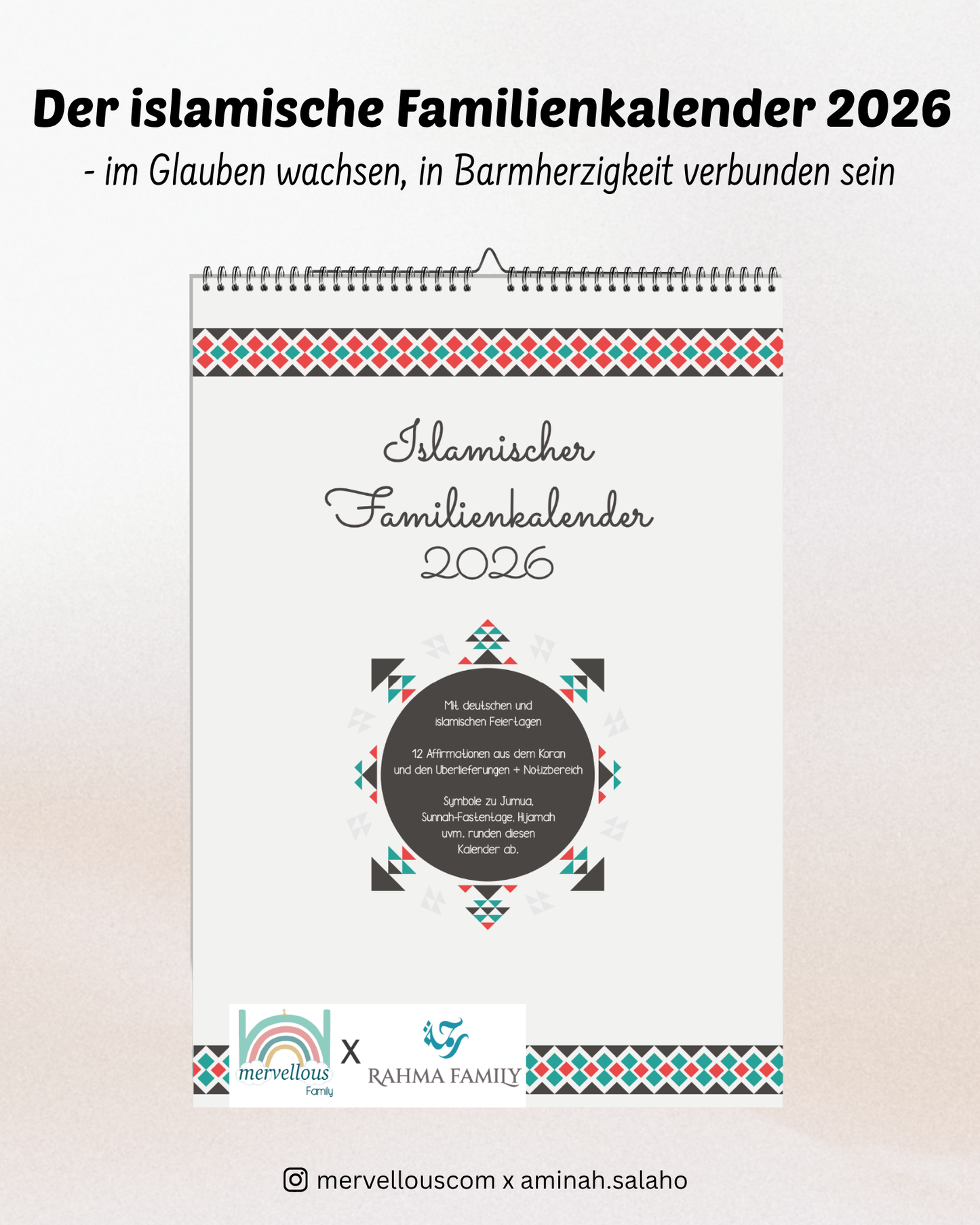 Islamischer Familienkalender 2026