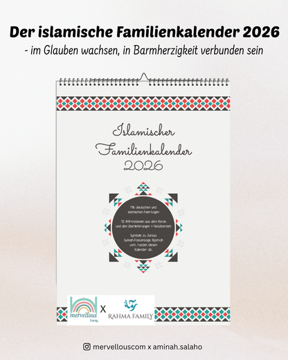 Islamischer Familienkalender 2026