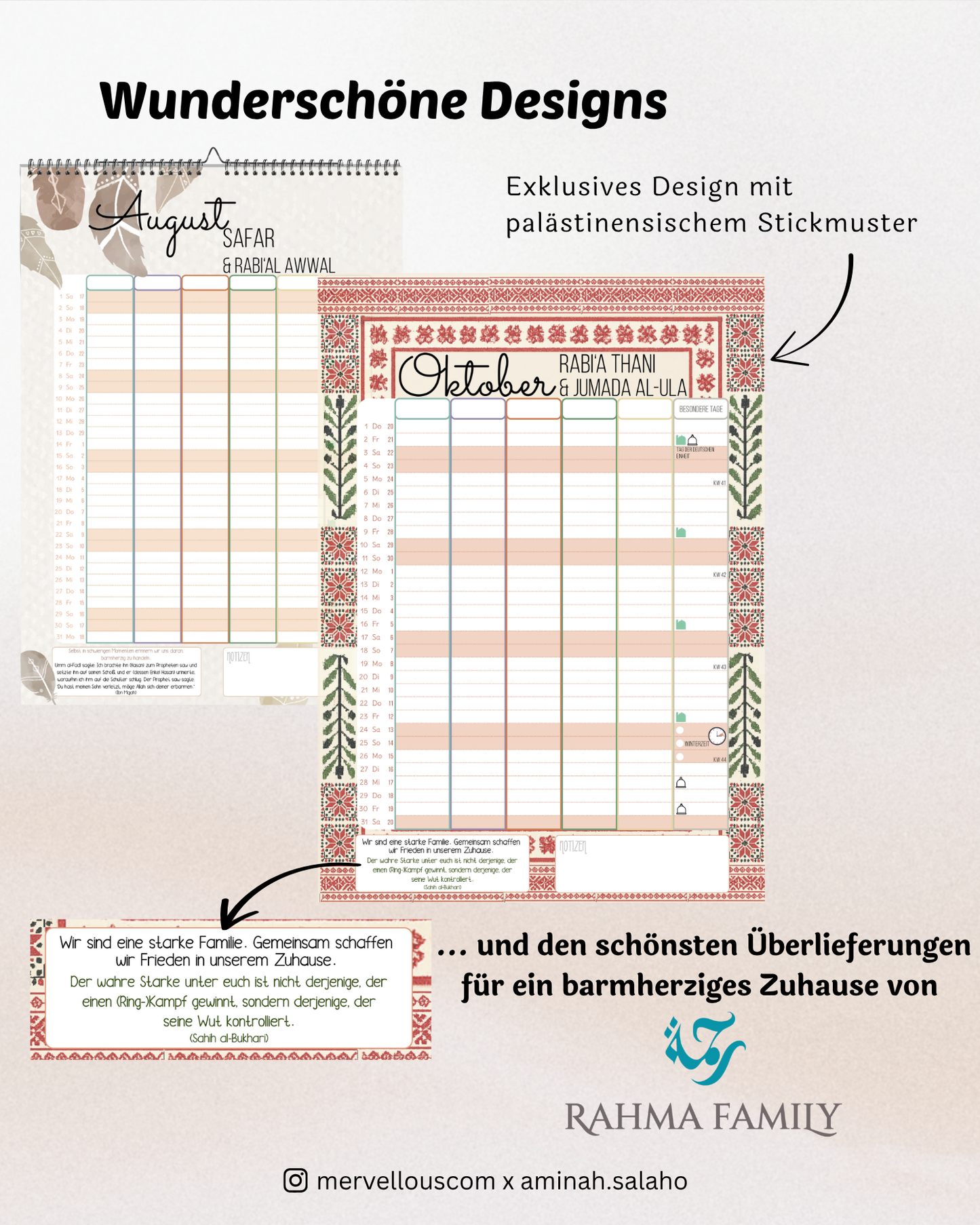 Islamischer Familienkalender 2026